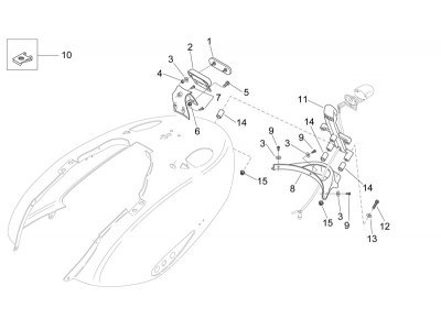 Αμαξ. πίσω - Βάση στήριξης πινακίδας
